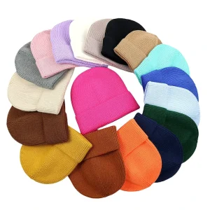 Designer Custom Winter Bobble Beanie Knit with Embroidered Logo Manufacture’s Sport Toque Knitted Letter Pattern Jacquard Beanie