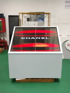 Desktop All in One Interactive Touch Screen OLED Display Terminal for Smart Commercial Display Self Service Kiosk