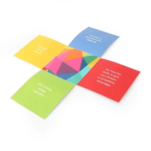 Digital Double-Sides Custom Tri-Fold Brochure Invitation Flyer Printing Folded Mailer