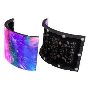 Digital Flexible Led Curtain Smart Display Full Color Curved Display Foldable Led Video Screen Panels Soft Module
