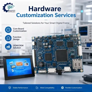 Digital Frame with Custom APK Installation Pre-install Client APP Launcher Customization & APK Success Verification