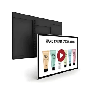 Digital Menu Boards Wall Mounted LCD Advertising Display Animation Video Android Signage Screen for Restaurant Retail Stores
