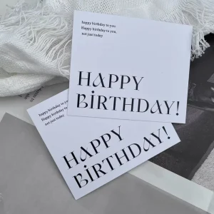 Direct Factory Printed Durable Art Paper Custom Thank You Cards Greeting Cards Bulk for Birthdays Customer Follow Promotional