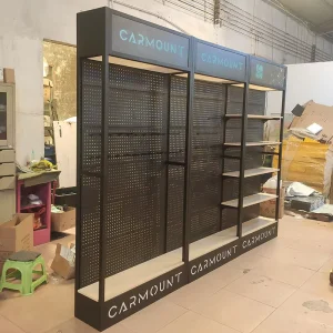 Display Stand Manufacturer Shop Decoration Display Racks Retail Store With Hook and Led