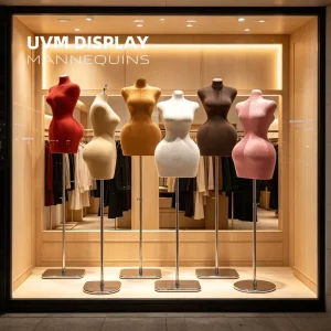 Dress Form Plus Size Pinable Fabric Half Body Mannequin Tailor Dummy Female With Stand for Clothing Store Display