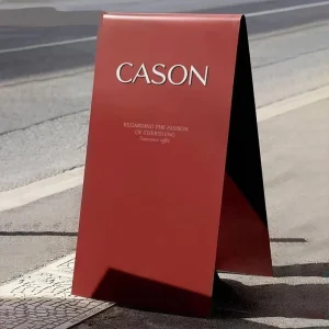 Dual-Sided Modern Vertical Outdoor Exhibition Poster Display Rack Aluminum Steel Floor-Standing Advertising Board
