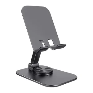 Durable 360° Swivel Anti Shake Foldable Mobile Stand Adjustable Heavy Duty Metal Mobile Holder