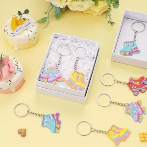 Durable Keychain Sleutelhanger Colorful Custom Mini Non-toxic Reusable