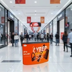 Durable Metal Frame Pop Up Promotion Counter Banner Stand Foldable Waterproof Custom PVC Portable Reception Trade Booth