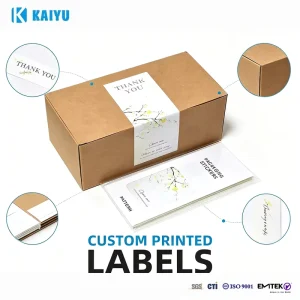 Durable PP Material Waterproof Adhesive Stickers, Custom Label Printing, Factory
