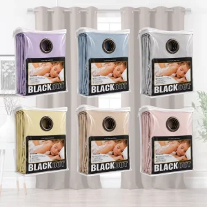E-commerce Products Multiple SKUs Blackout Curtain Thermal Insulated Window Treatment Blackout Drapes for Bedroom