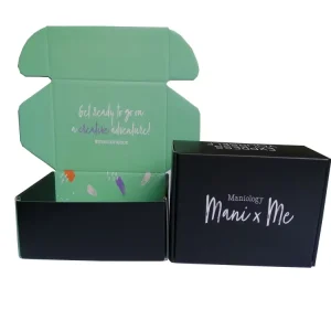 ECO Friendly Custom Logo Printed Recycle Style Cardboard Perfume Cosmetics Packing Corrugated Kraft Mailing Boxes