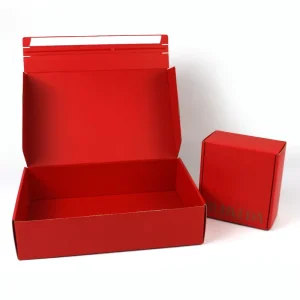 Eco Custom Corrugated Paper Mailer Box FSC 3-Ply E-Flute for Goods Sustainable Retail Shipping Packaging