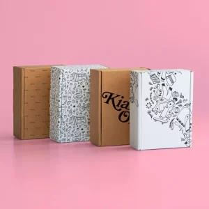 Eco-Friendly Coffee Packaging Boxes with Matt Lamination, UV Coating, Self-Erecting Design