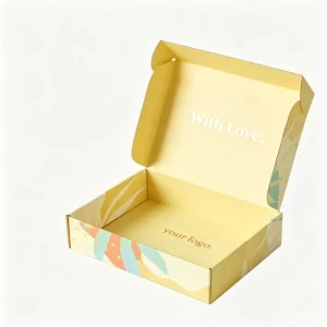 Eco Friendly Custom Logo Printed Corrugated Paper Gift Box Biodegradable Paper Box Packaging Pet Subscription Box