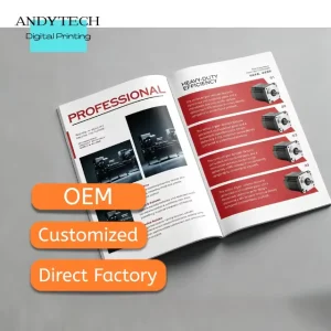 Eco Friendly Digital Printing Service for Brochure Booklet Custom Notebook Paper Boxes and Envelope Printing