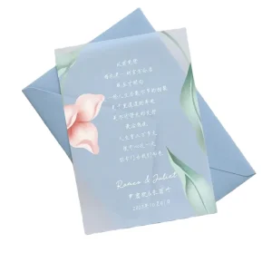 Eco-Friendly Durable Invitations for Wedding Birthday Party Business Meeting