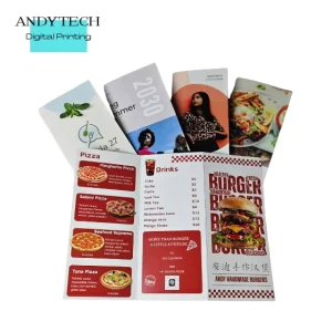 Eco Friendly Flyer Printing Services Recycled Paper & Cardboard Digital & Offset Printing Low MOQ for Startups