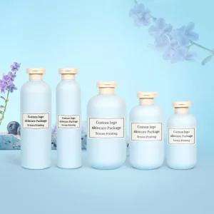 Eco Friendly HDPE 300ml Green Round Squeeze Custom Empty Plastic Lotion Bottle Shampoo and Conditioner Bottles with Flip Top Cap
