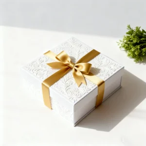 Eco Friendly Handmade Holiday Gift Box with Multi Storey Structure Recyclable Cardboard & Bamboo Pulp Customizable Printing