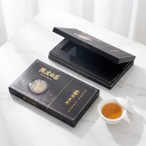 Eco Friendly High-End Recyclable Kraft Paper Flip Top Cigarette Box Custom Matte Lamination Embossing Hard Cardboard Packaging