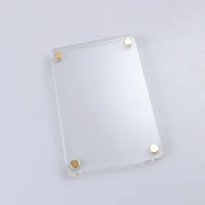 Eco Friendly Material Enhanced Light Transmission Secure Magnetic Closure Multi Functional Acrylic Magnetic Photo Frame