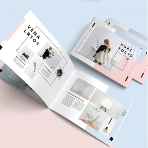 Eco Friendly Professional Custom Digital Paper Mini Colorful Booklet Catalogue Brochure Printing Service With UV Printing