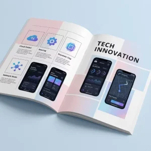 Eco Friendly Professional Custom Digital Printing Service Colorful UV Printing High Quality Paper Booklet Catalogue Brochure