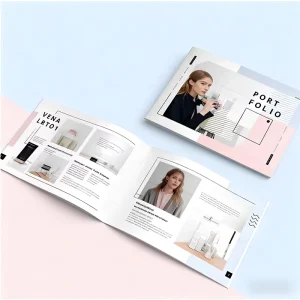 Eco Friendly Professional Custom Digital Printing Service Paper Mini Colorful Booklet Catalogue Brochure UV Printing