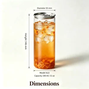 Eco-Friendly Soda PET Can Easy to Seal Food Packaging 330ml 11oz