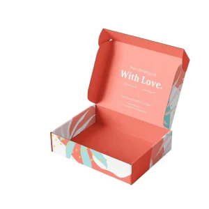 Eco Mailer Corrugated Paper Custom Logo Printed Gift Shipping Mailing Packaging Box for Skincare/Beauty/Cloth Packing