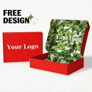 Eco Mailer Corrugated Paper Custom Logo Printed Gift Shipping Mailing Packaging Box for Skincare/Beauty/Cloth Packing