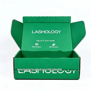 Eco Small Mailer Mini Outer Shipping Box with Custom Product Packing Insert Corrugated Insert Paper Packaging Box for Skincare