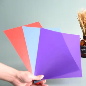 Eco-friendly Custom 0.6mm Translucent Matte DIY Stencil PP Frosted Soft Sheet with Cutting Service in Various Colors