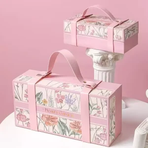 Eco friendly Luxury Handbag Packaging Rigid Gift Box with Magnetic Closure UV Printing and Matt Lamination Recycled Art Paper