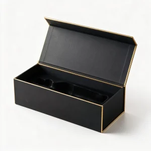 Eco friendly Premium Customizable Recycled Pulp Cardboard Wine Gift Box Recyclable Design Single Sided Coating Guangdong Made