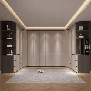 Elabor Custom Whole House Modern Wood Interior Built in Wardrobe Closet Storage Solution Bedroom Wardrobe System