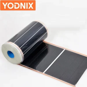 Electric Heating Film Graphene PET Material Powerful Smart Temperature Control 220W Outdoor Kitchen Bathroom Hotel Use 5 Year