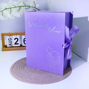Elegant Folding Paper Box High-Quality Durable Packaging Ideal for Cosmetics Perfume or Personalized Holiday Gifts