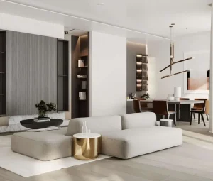 Elegant Modern Apartment Master Plan 3D Scheme Rendering CAD Details Drafting Light Luxury Ideas Interior Design Services