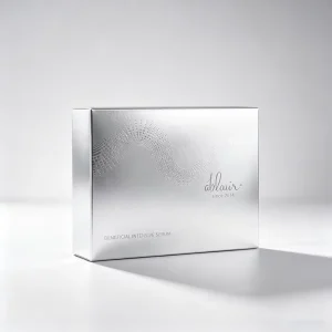 Emboss Silver Metallic Medical Consumable Box Premium Medical Device Packaging Box with Clear Transparent PVC Blister Inner Tray