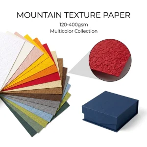 Embossed Specialty Paper Textured Decorative Paper for Luxury Packaging Gift Box Cover and Premium Product Presentation