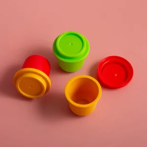 Empty Luxury 2g Small PP Probiotic Jar Mini Packaging Cup Probiotic Powder Plastic Supplement Bottle