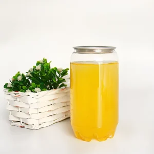 Empty Plastic Soda Can 250ml 350ml 500ml with Lid Screen Printed for Beverages Whisky Liquid Products BPA Free PET