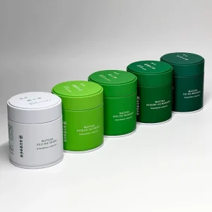Empty Round 30g Match Powder Sealed Tin Can with Airtight Screw Lid Food Grade Powder Packaging Custom Logo Printed