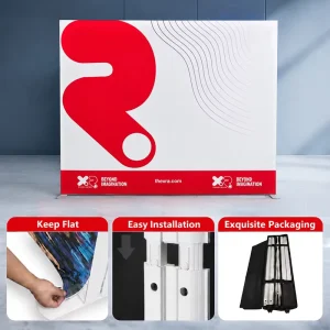 Engineering Order Support Custom Layout Seamless Connection Exhibition Display Stand Modular Booth System for Product Display