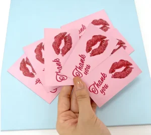 Engraved Copperplate Paper Offset Printing Thank-you Card Customized Cards. Suitable for Events and Festivals