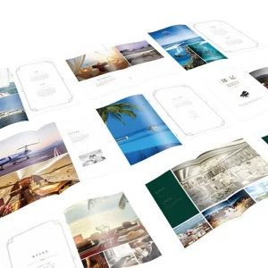 Enterprise Product Brochure Coated Paper Color Page Layout Exquisite Picture Album Catalog Flyer Design Printing