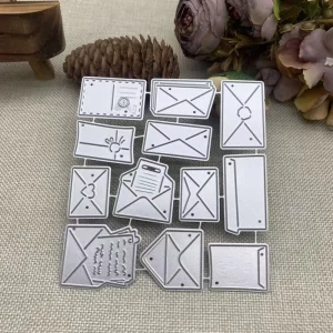 Envelope Metal Cutting Die Template for DIY Photo Albums Gift Boxes Paper Cards Greeting Cards and Scrapbooking