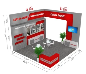 Exhibition Hall Booth and Shopping Mall Stall Floor Plan Design and Production